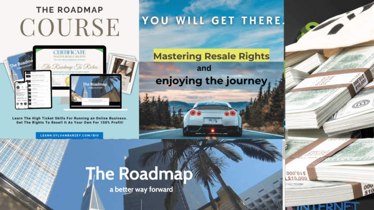 the roadmap course and mastering resell rights